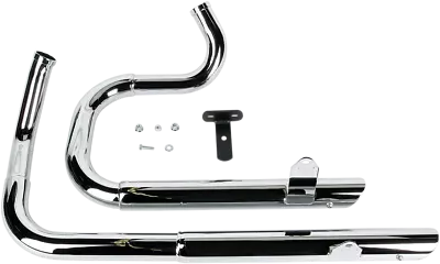 Bassani Chrome Pro Street Slash Cut Exhaust System For 86-03 Harley Sportster XL • $594.95