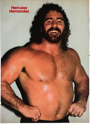 Wccw World Class Championship Wrestling Mag Page Pinup (1985) Hercules Hernandez • $6.99