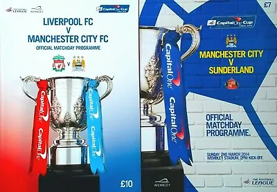 2014 & 2016 Capital One Cup / League Cup Finals BRAND NEW CONDITION. • £14.95