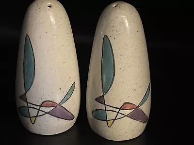 RARE!!! Vintage MCM Metlox Freeform Pair Salt Pepper Shakers Mid-Century Modern • $25