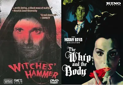 Witches Hammer (Witchhammer) (1970) / The Whip And The Body (1963) 2 DVD Set • $19.99