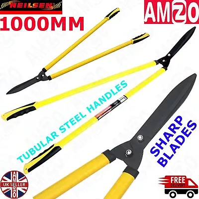 Long-Handled Edging Lawn Steel Shears Grass Trimming Cutting Garden Tool CT5296 • £15.89