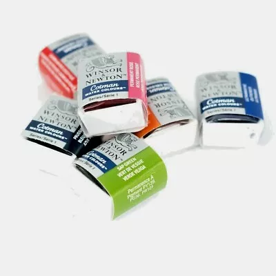 £2.89 • Buy Winsor & Newton COTMAN Water Colour HALF PANS - 40 Colours