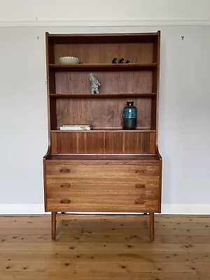 Vintage Teak Midcentury Sideboard Borholm Bureau Drawers Danish Gplan Style  • £675