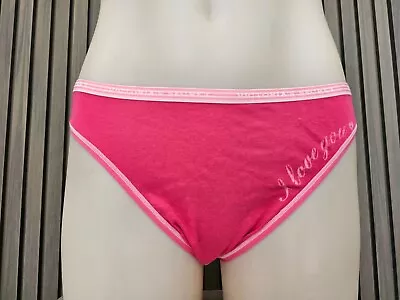 Victoria's Secret Ladies Bikini Underwear Size XL Colour Pink I Love You • $4.99