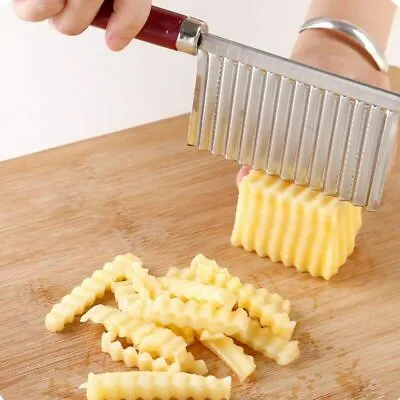 Wave Potato Cutter Multifunctional Knife Upgraded Cutter Stainless Steel Cutters • $4.79