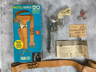 Mattel Fanner 50 Deputy Holster & Pistol Set With Box Toy Cap Gun Vintage 1950s • $288.88