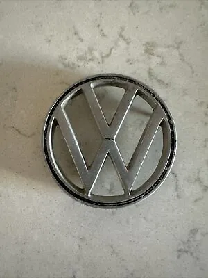 Vtg Original Oem Vw Logo Volkswagen Emblem Germany Round 2 7/8” Diameter • $25