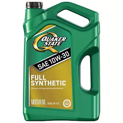 Quaker State Premium Advanced Motor Oil Full Synthetic 10W-30 Motor Oil 5-Quart • $24.43