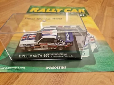 Ixo Deagostini 1/43 Opel Manta 400 Tour De Corse 1983 Rally Car + Mag • $31.56