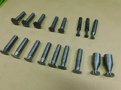 HTC Solid Carbide Keyway Key Cutters 17 Pcs In The Lot KS1125-115FR KS875-075  • $225