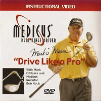 Medicus Golf Dual Hinge Drive Like A Pro Swing Speed Distance Training DVD Video • $6.99