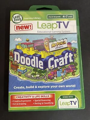 Leapfrog LeapTV Game Mr. Pencil Presents DoodleCraft Creativity/Life Skills*NEW* • $34.19
