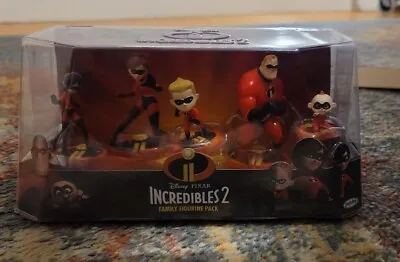 Disney Pixar The Incredibles 2 5 Piece Family Figurine Pack • $20