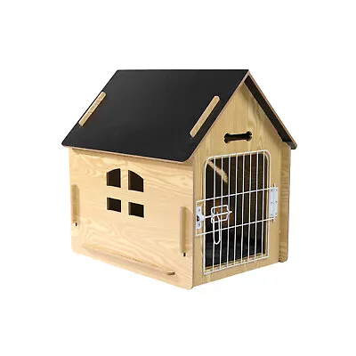 RYPetmia Wooden Dog House Dog Crate For Small / Medium Pet Kennel Play Pen House • $49.99
