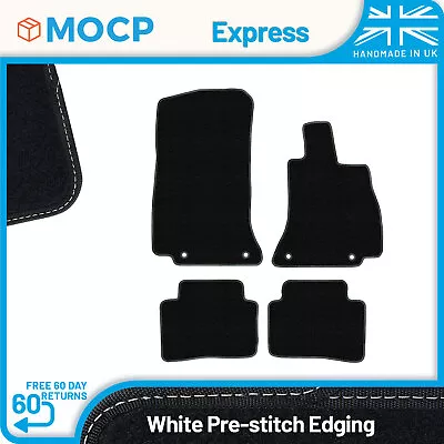 Express With White Pre-Stitch Trim Car Mats To Fit Mercedes C-Class W206 Salo... • $29.12