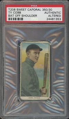 1909 T206 Ty Cobb Nno Poor Sweet Caporal 350 Hof Psa A Baseball Detroit Tigers • $3000