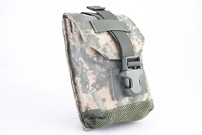 MOLLE II ACU Camo Utility Individual Canteen Pouch With Mesh US Military Surplus • $9.40