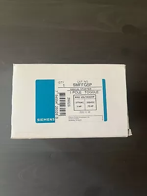Siemens SMFFG5P Manual Motor Starter Switch • $39.99