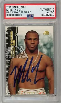 Mike Tyson 2010 Sport Kings Ringside Round One Gold Auto Boxing Card #54 PSA/DNA • $161.95