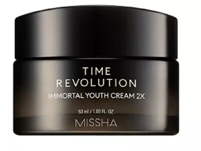 Missha Time Revolution Immortal Youth 2x Cream 50ml Anti Aging Wrinkle Moist   • $56.78