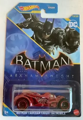 NEW Mattel HLK67 Batman Arkham Knight BATMOBILE 1:64 Scale Vehicle Dc Comics • $10.40