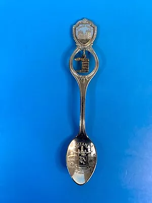 1990's Salt Lake City Utah Collectible 4.5  State Metal Spoon W/ Mormon Temple • $4.25