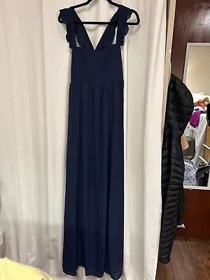 NWT Show Me Your Mumu Navy June Maxi Dress; Size: L • $79.99