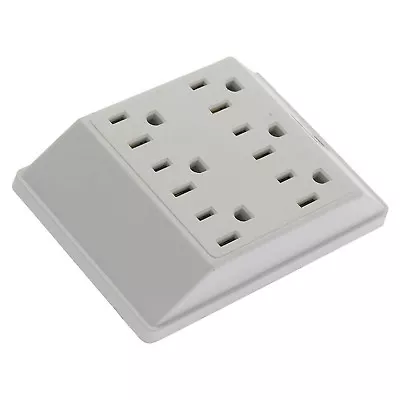 2 To 6 Electrical Plug Outlet Converter Wall Outlet Receptacle Cover Adaptor • $22.99