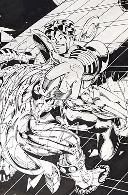 ORIGINAL ART SPLASH GEN 13 #17 P.21 J. Scott Campbell Vey 1995 IMAGE (A# 1958) • $371.69