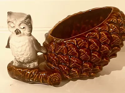 Lane & Co California Pottery Vintage Owl Planter Van Nuys Origin. Cute Rare! • $60