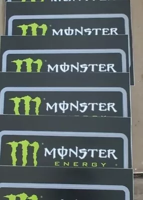 (5) Monster Energy  NASCAR CUP SERIES  NEW! Buy 2 Lots Get 5 Stickers Free!! • $5