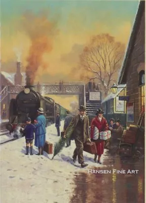 Schools Class BR Railway Engine Steam Locomotive Train Christmas Card • £1.95