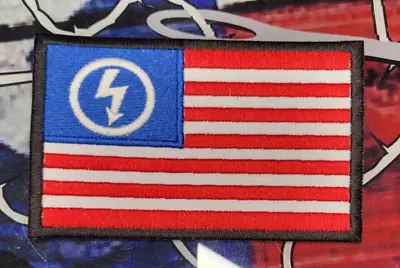 EMBROIDERED MARILYN MANSON AMERICAN FLAG PATCH (Please Read Ad) • $14