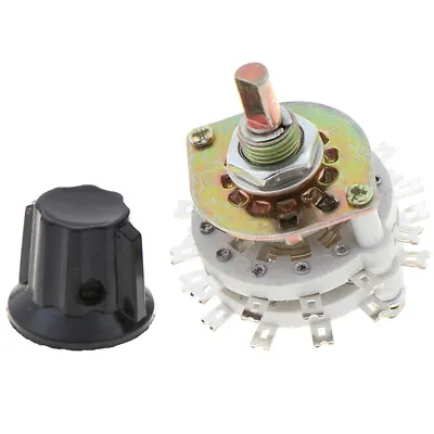 2P11T 2 Pole 11 Position Dual Deck Band Channael Rotary Switch-L3 • $3.80