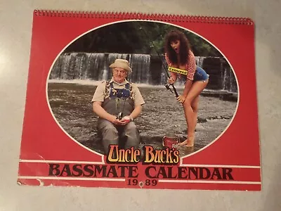 Uncle Buck's Bassmate Calendar 1989 Fishing Bass Pro Shops Humor Complete Vintag • $19.99