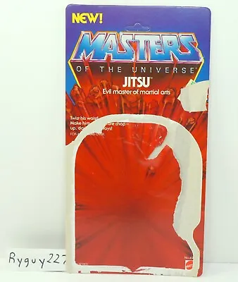 MOTU Jitsu Card Back Masters Of The Universe Cardback He-Man Vintage • $15