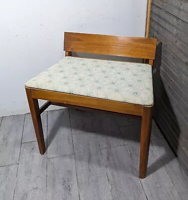 Vintage Art Deco Vanity Dressing Waterfall Wood Chair/Stool/Bench • $207