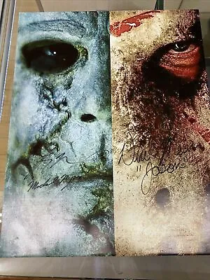 Michael Myers Halloween Movie Wall Art Autograph SIGNED BY DEREK MEARS Free Ship • $299