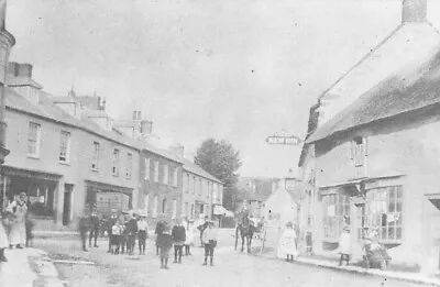 Cerne Abbas - Long Street From Circa 1870 - Unposted 1970s - Nicholas Keeble • £6.05