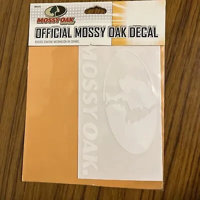 Mossy Oak Logo Truck Window Automotive Decal Window Sticker White • $12
