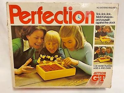 Perfection Game Action GT 1980 Complete With Copied Instructions GWO F/GC • £24.99