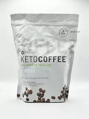 It Works! Keto Coffee (15 Single Serve Packets) New & Sealed • $45.99