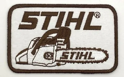 Stihl Chainsaw Brown Iron On Patch Retro Vintage Style Hat Cap Sew Iron On • $5.60