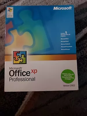 Microsoft Office XP Professional Version 2002: Academic W/Manual Product Key • $22.98