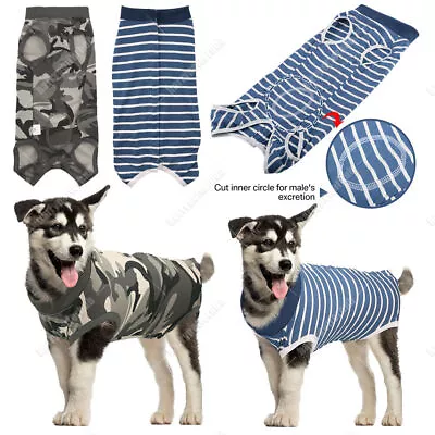 £6.69 • Buy UK Pet Dog Recovery Suit Sterilization Post Surgery Weaning Clothes Elastic Vest