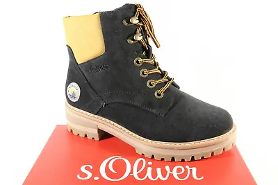 S.oliver Women's Ankle Boots Laced Boots Black 25230 New • $60.74