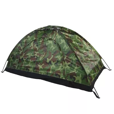 Outdoor Camouflage Protection Waterproof One Person Tent For Camping Hiking • $55.47