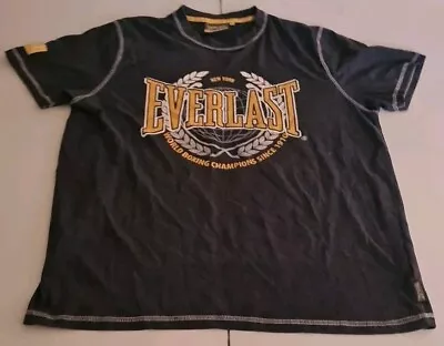 EVERLAST MENS Grey Tee Shirt  Short Sleeve Size XL • $18