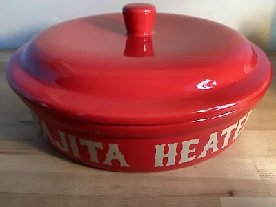 Ceramic Tortilla Warmer Dish + Lid Fiesta Chapati Roti Holder Fajita Heater. • £6.99